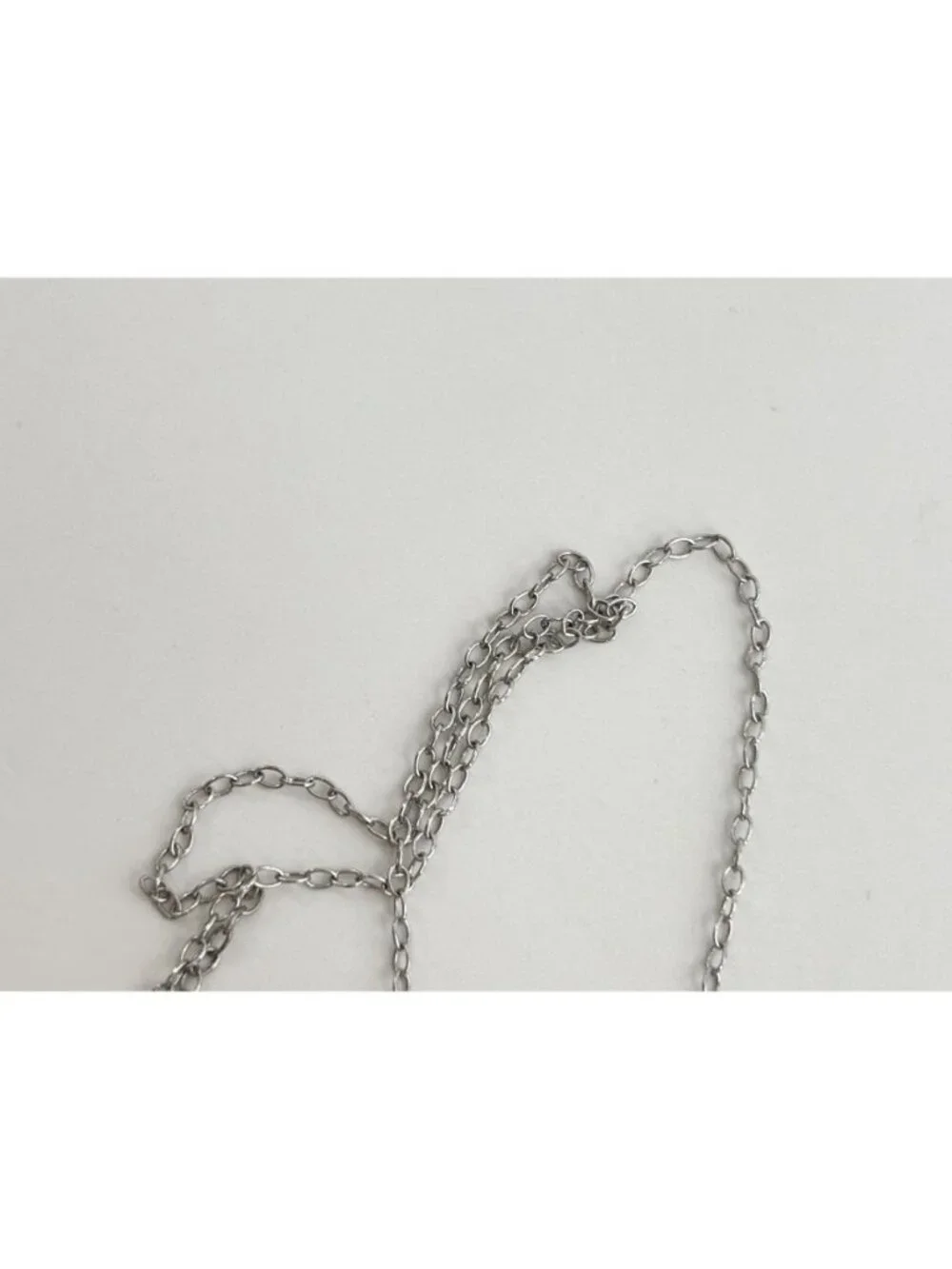 Antique Key 12k Gold Filled Sterling Silver 925 Vintage Pendant Necklace - 16